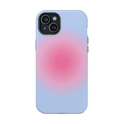 Pink & Blue Aura iPhone Case