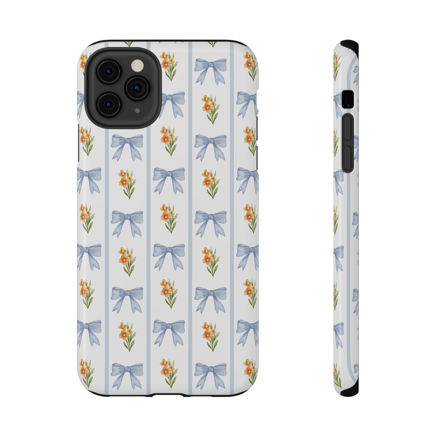 Blue Bows iPhone Case