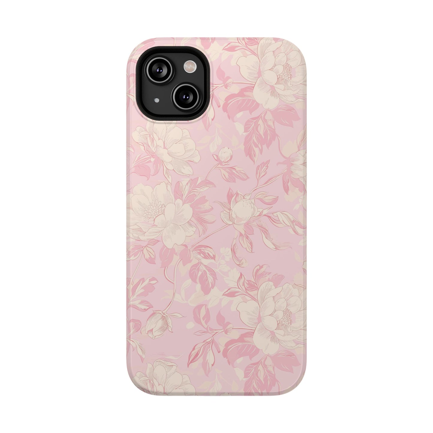 Pretty Pink Toile iPhone Case