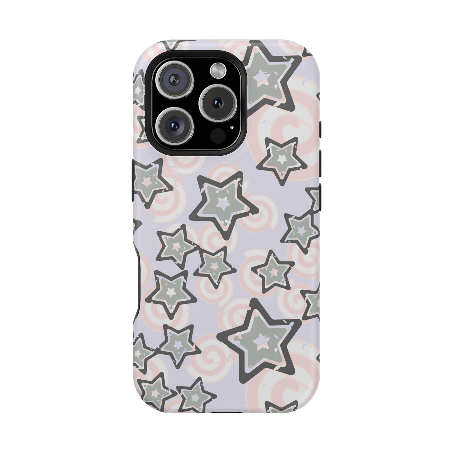 Y2K Gray Star iPhone Case