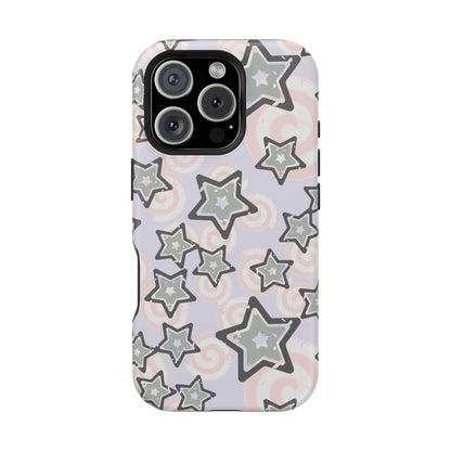 Y2K Gray Star iPhone Case