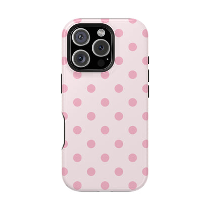 Pink Sprinkles Polka Dots iPhone Case