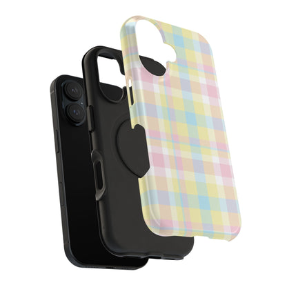 Buttercream Plaid iPhone Case