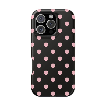 Sweet Midnight Polka Dots iPhone Case