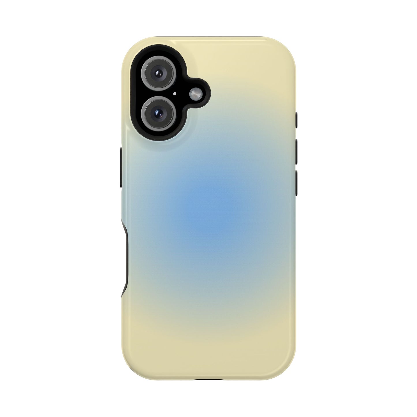 Blue & Yellow Aura iPhone Case