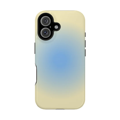 Blue & Yellow Aura iPhone Case
