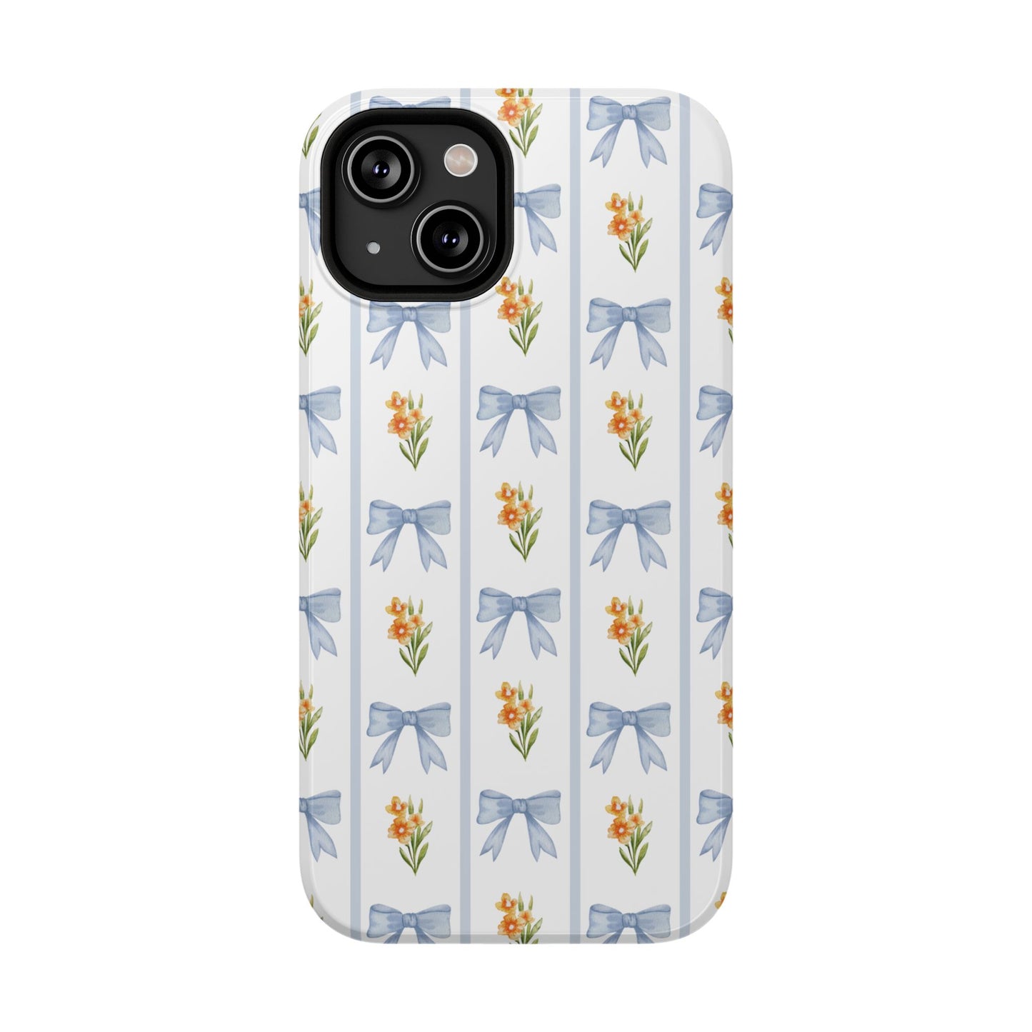 Blue Bows iPhone Case