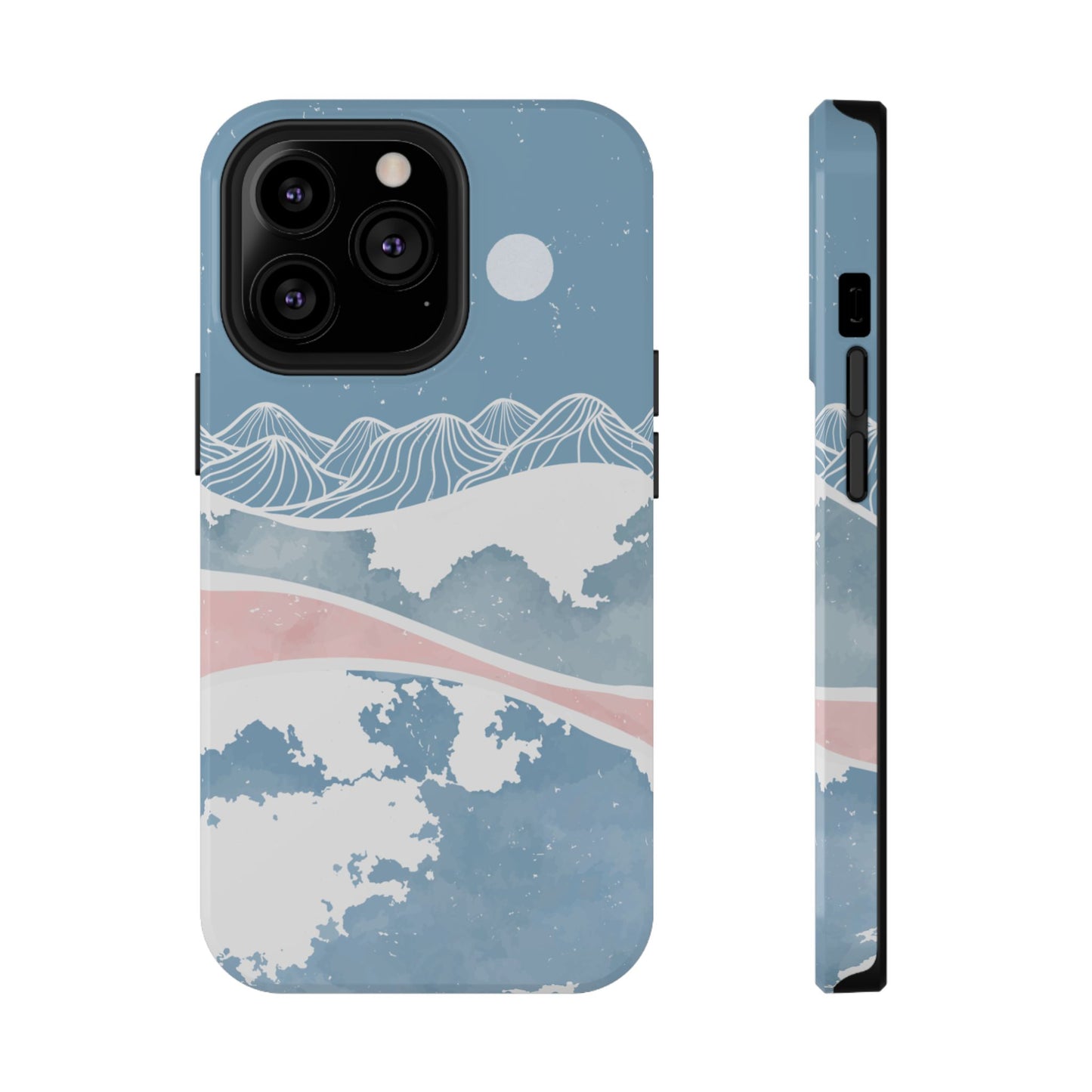 Blue Winter Night iPhone Case