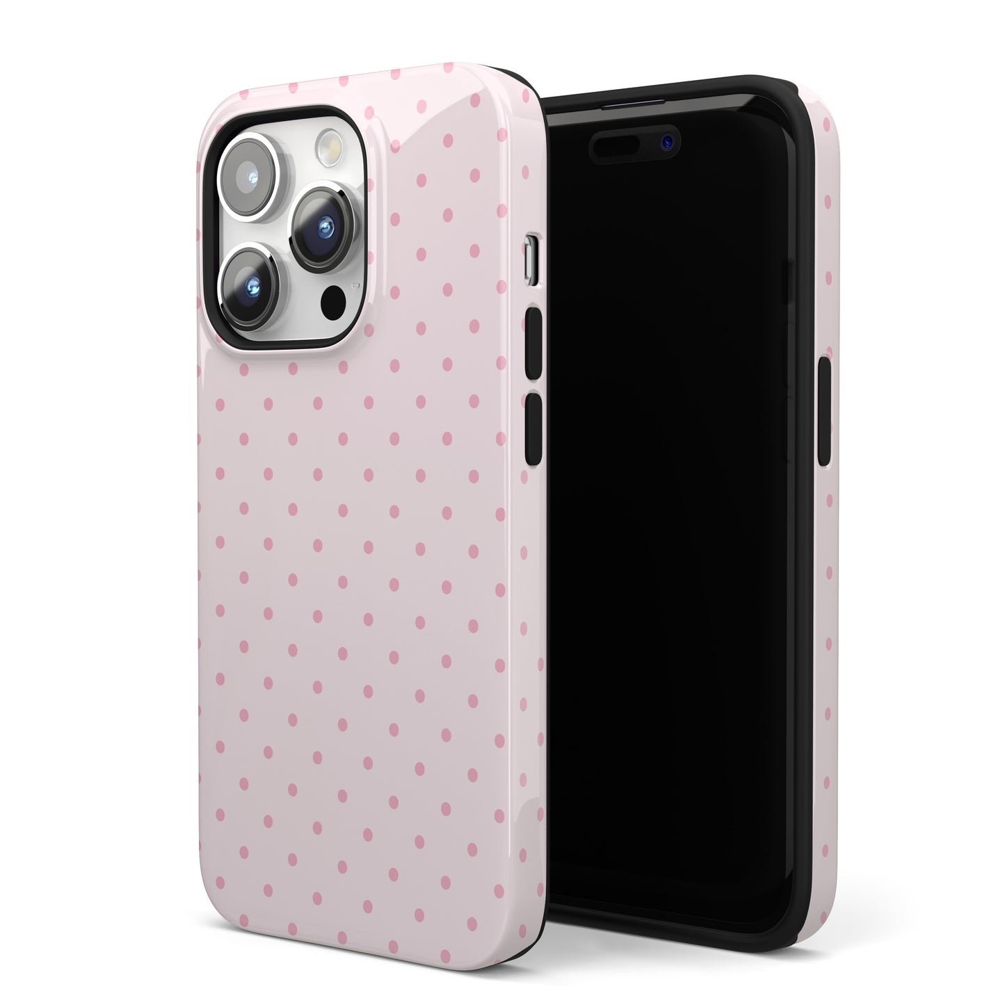 Pink Sprinkles Mini Polka Dots iPhone Case
