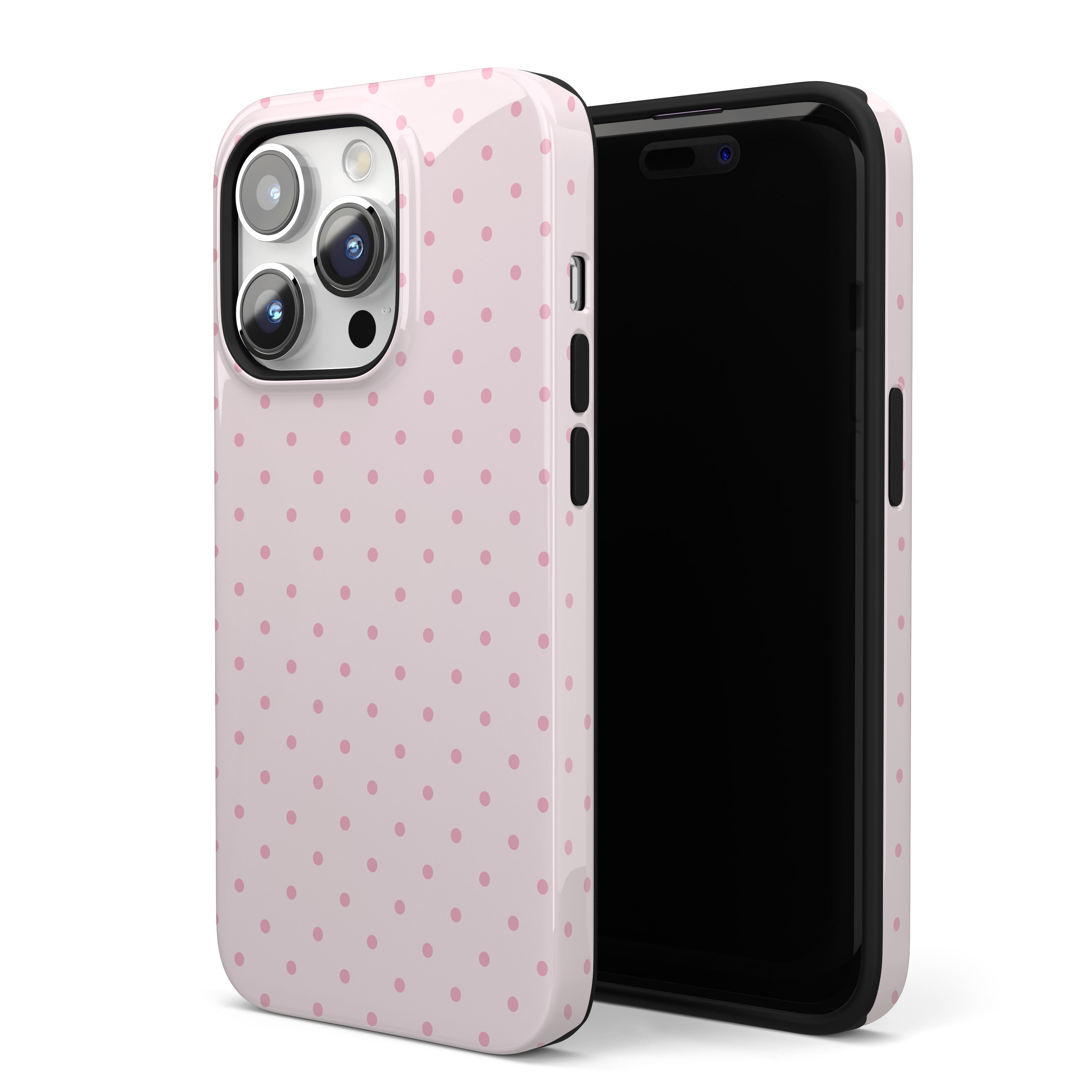 Pink Sprinkles Mini Polka Dots iPhone Case