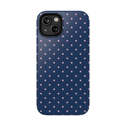 Periwinkle Mini Dots iPhone Case