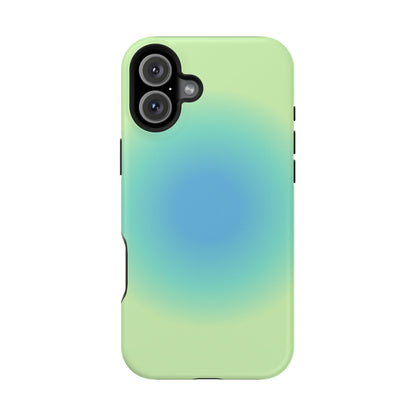 Blue & Green Aura iPhone Case