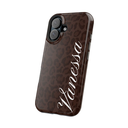 Custom Mocha Leopard iPhone Case