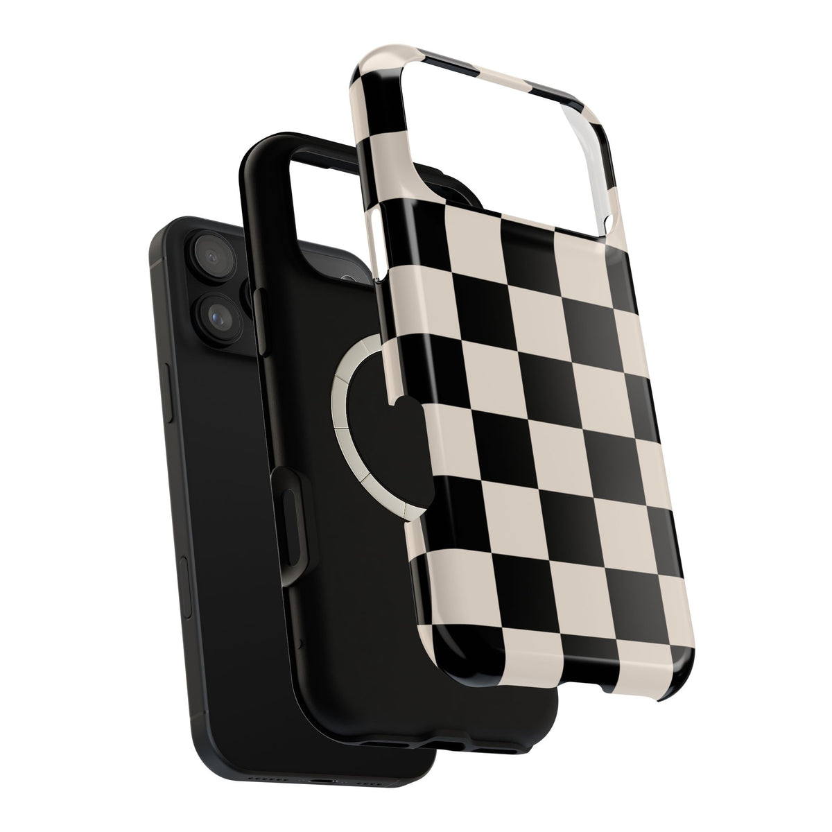 Espresso Checkered iPhone Case