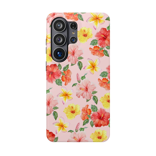 Pink Hibiscus Bloom Samsung Case