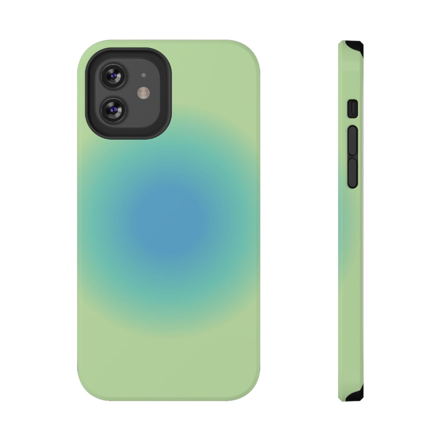 Blue & Green Aura iPhone Case