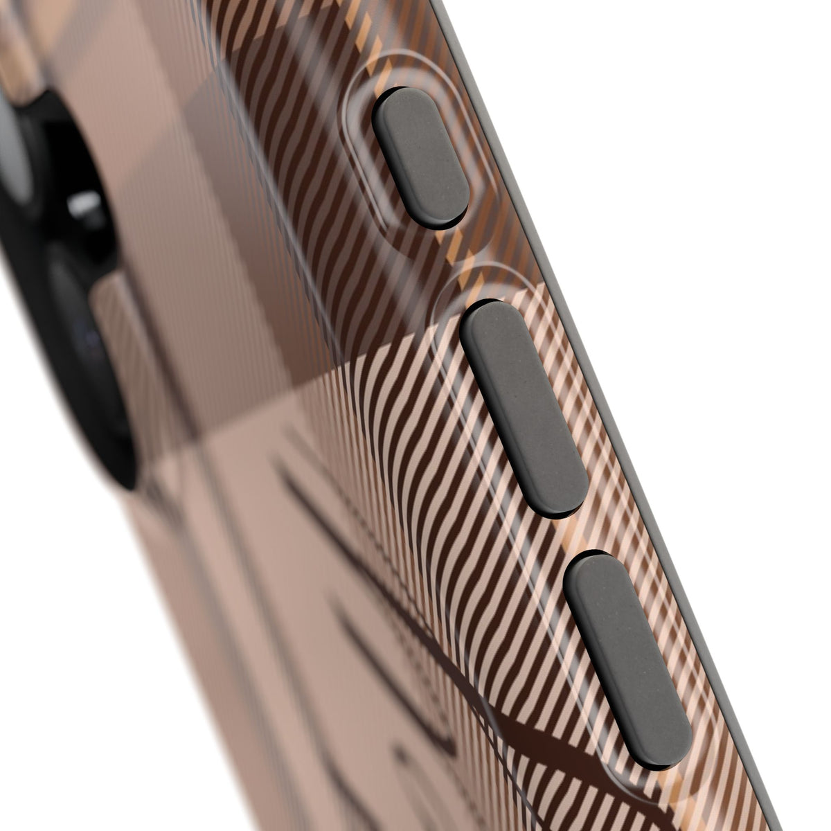 Custom Toffee Plaid iPhone Case