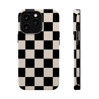 Espresso Checkered iPhone Case