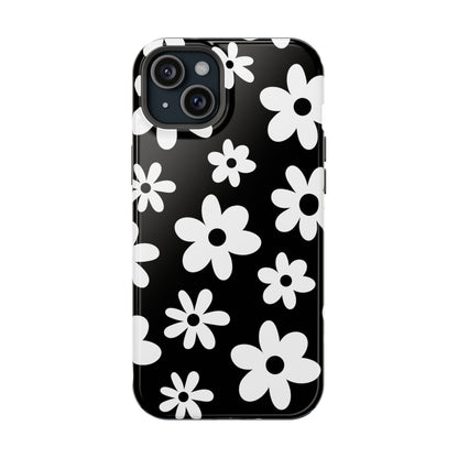 Black Flower Power iPhone Case