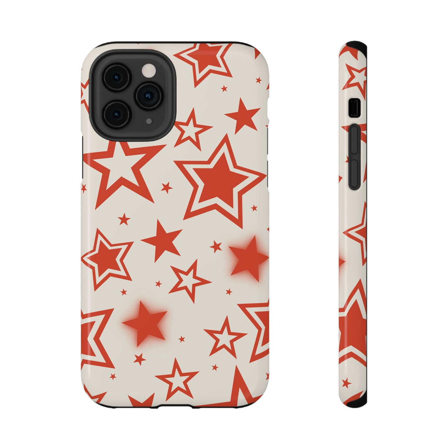 Red Stardust iPhone Case