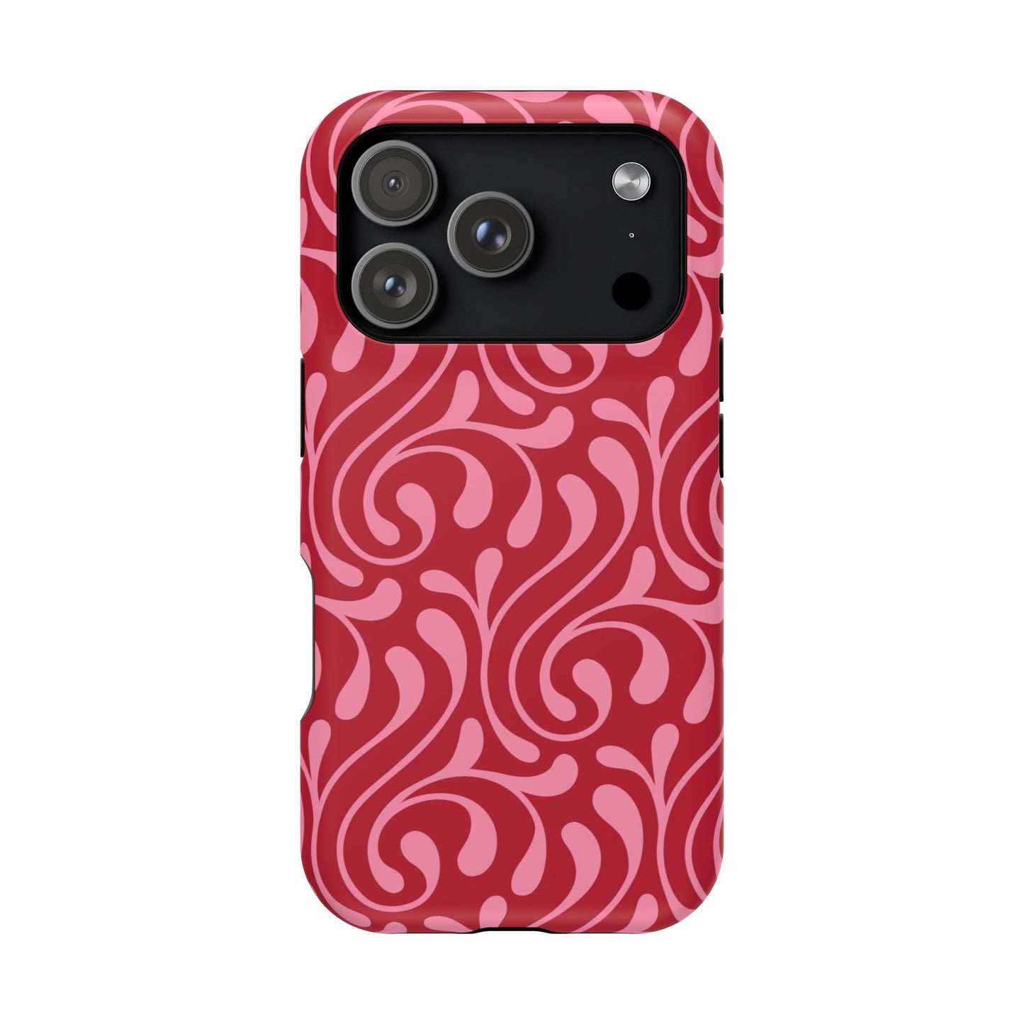 Cherry Paisley iPhone Case