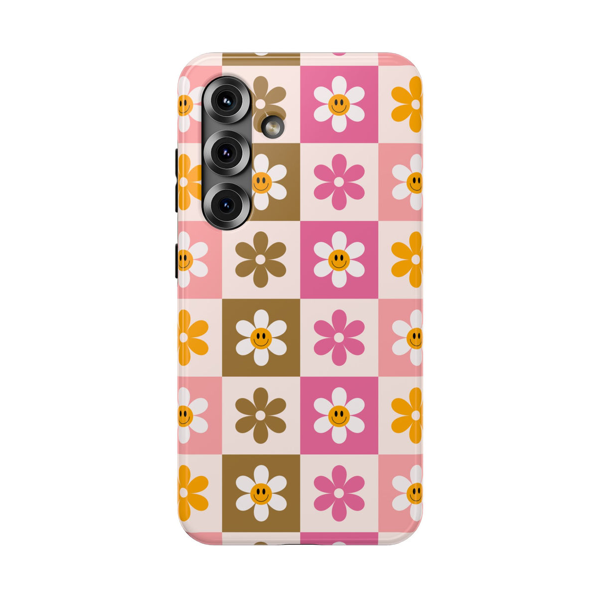 Smiley Flowers Samsung Case
