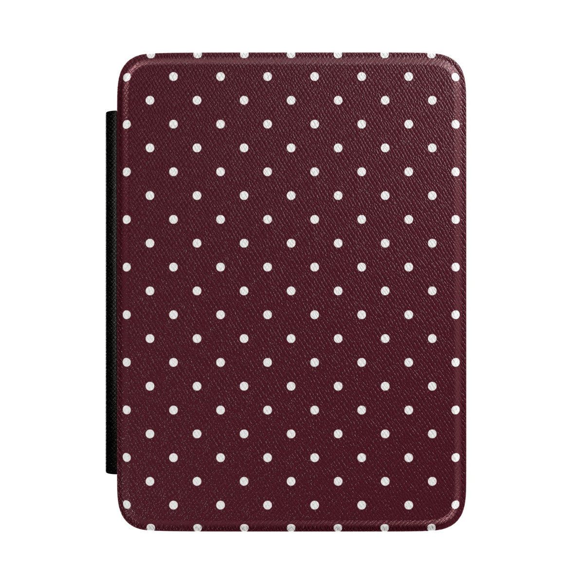 Burgundy Mini Dots Kindle Case