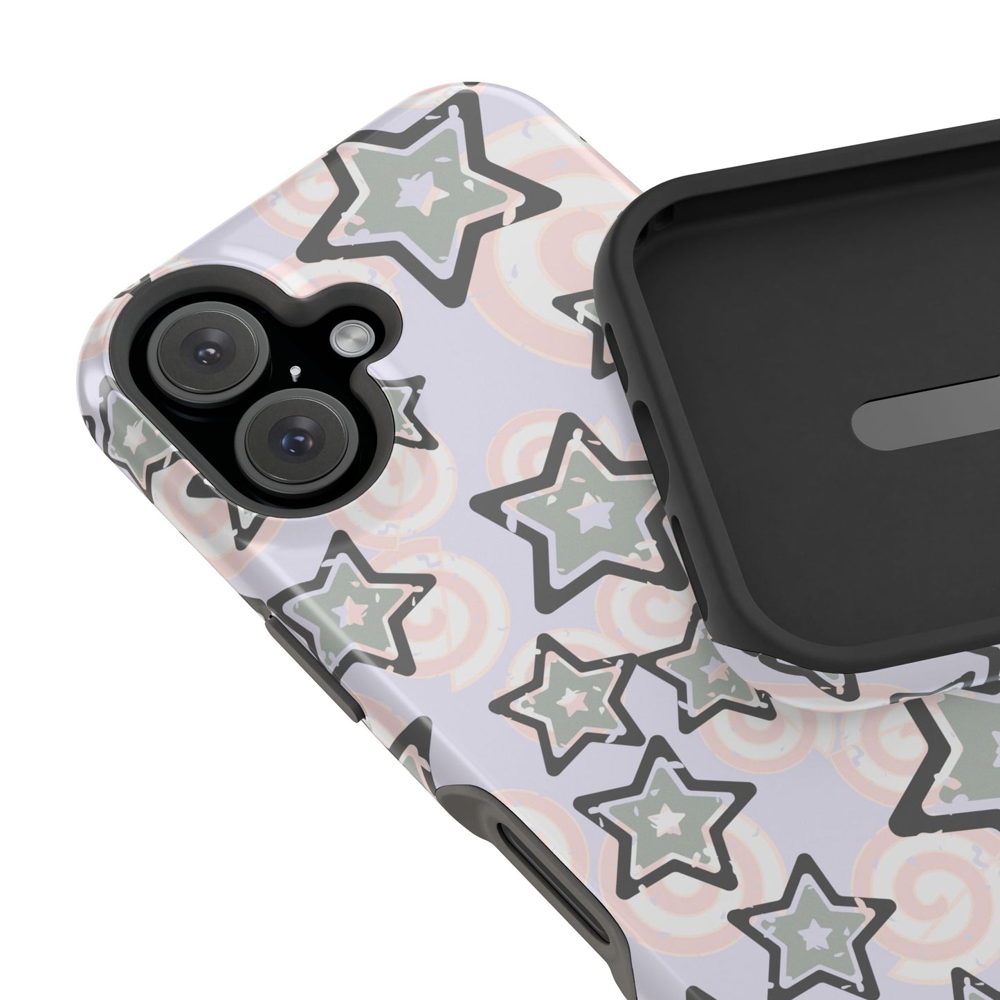 Y2K Gray Star iPhone Case