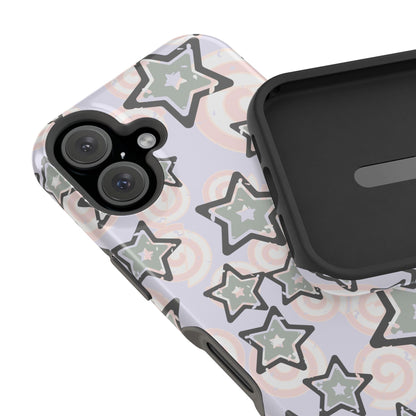 Y2K Gray Star iPhone Case