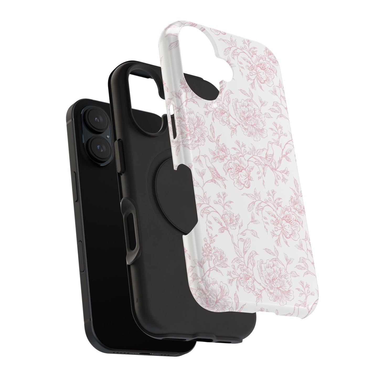 French Rosy Toile iPhone Case