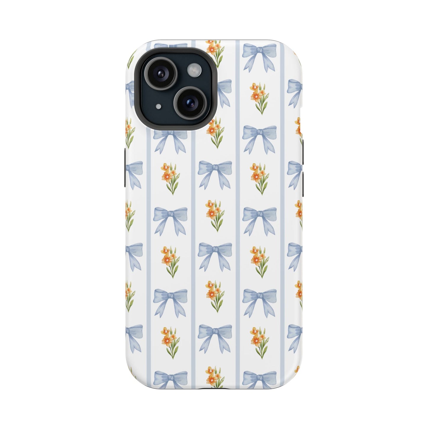 Blue Bows iPhone Case
