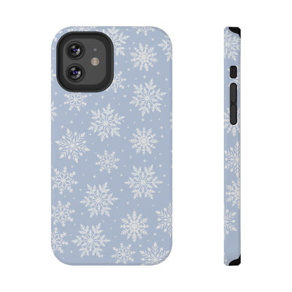 Blue Snowflakes iPhone Case