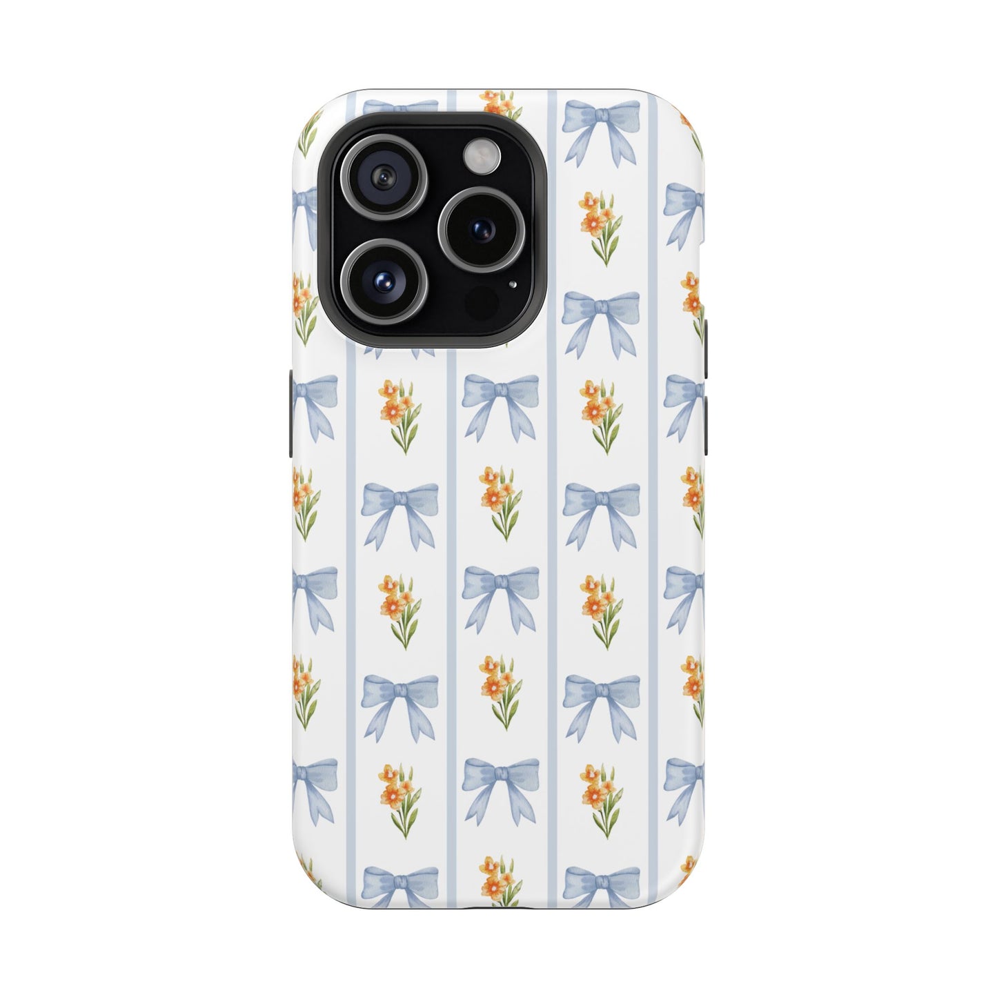Blue Bows iPhone Case
