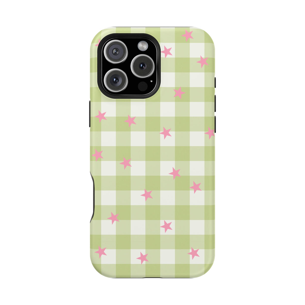 Lucky Star Gingham iPhone Case
