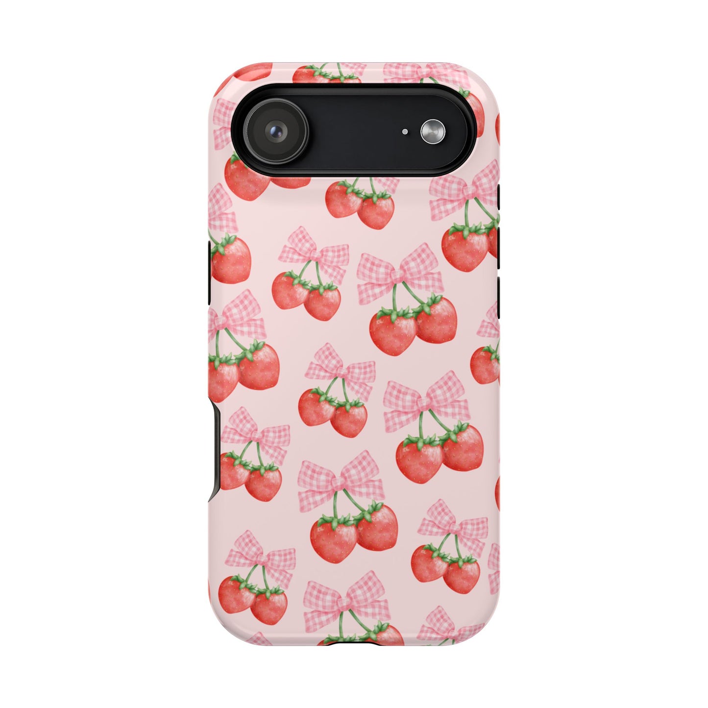 Strawberry Bows iPhone Case