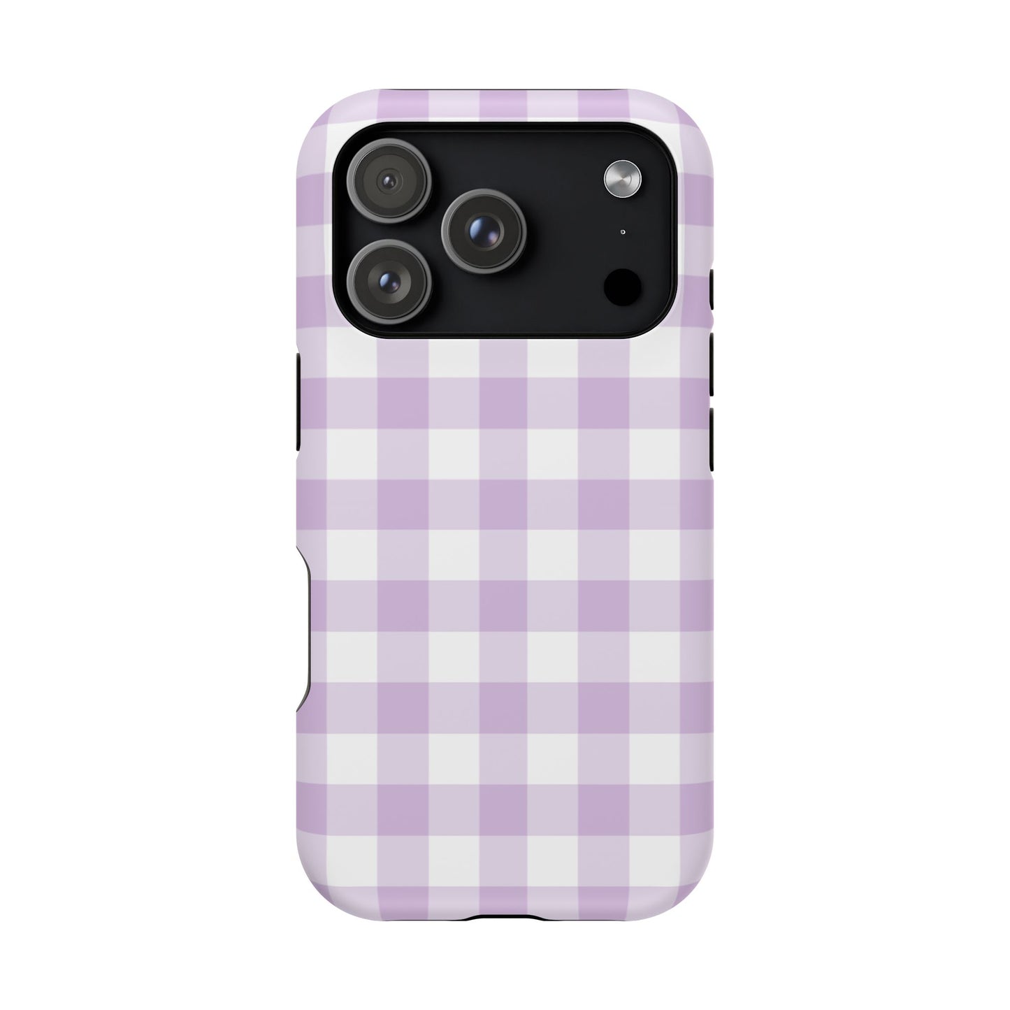 Purple Gingham iPhone Case