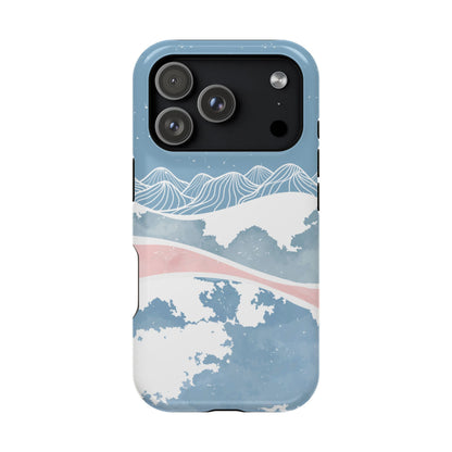 Blue Winter Night iPhone Case
