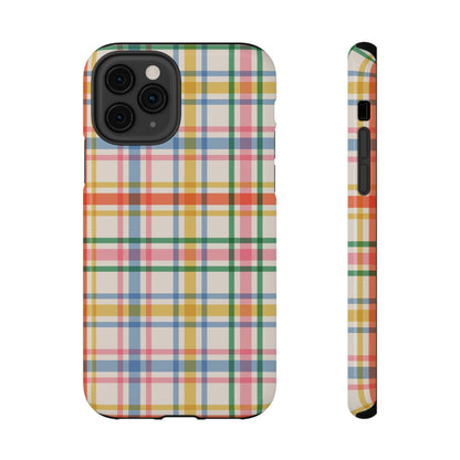 Retro Plaid iPhone Case