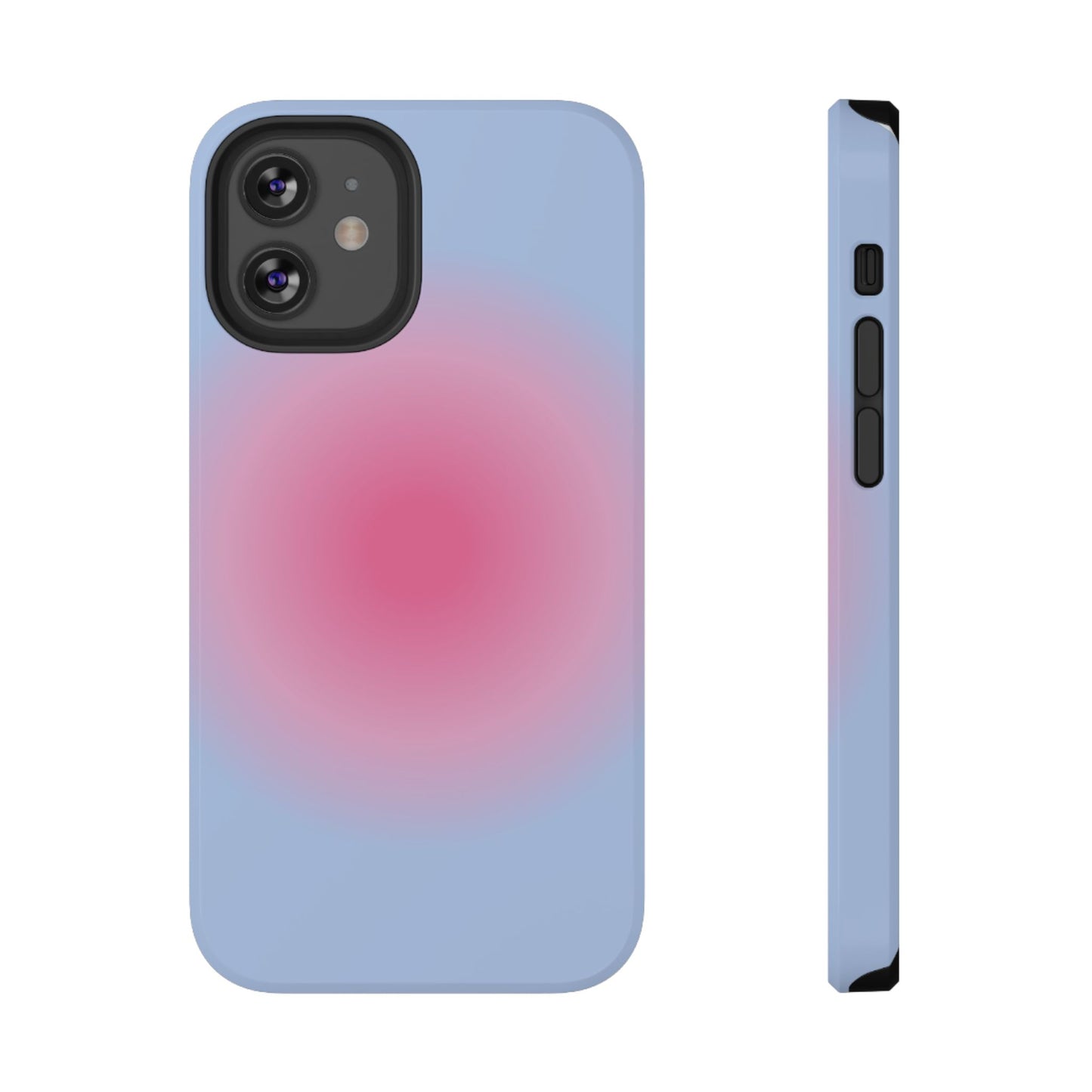 Pink & Blue Aura iPhone Case