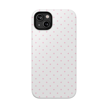 Pink Clouds Mini Dots iPhone Case