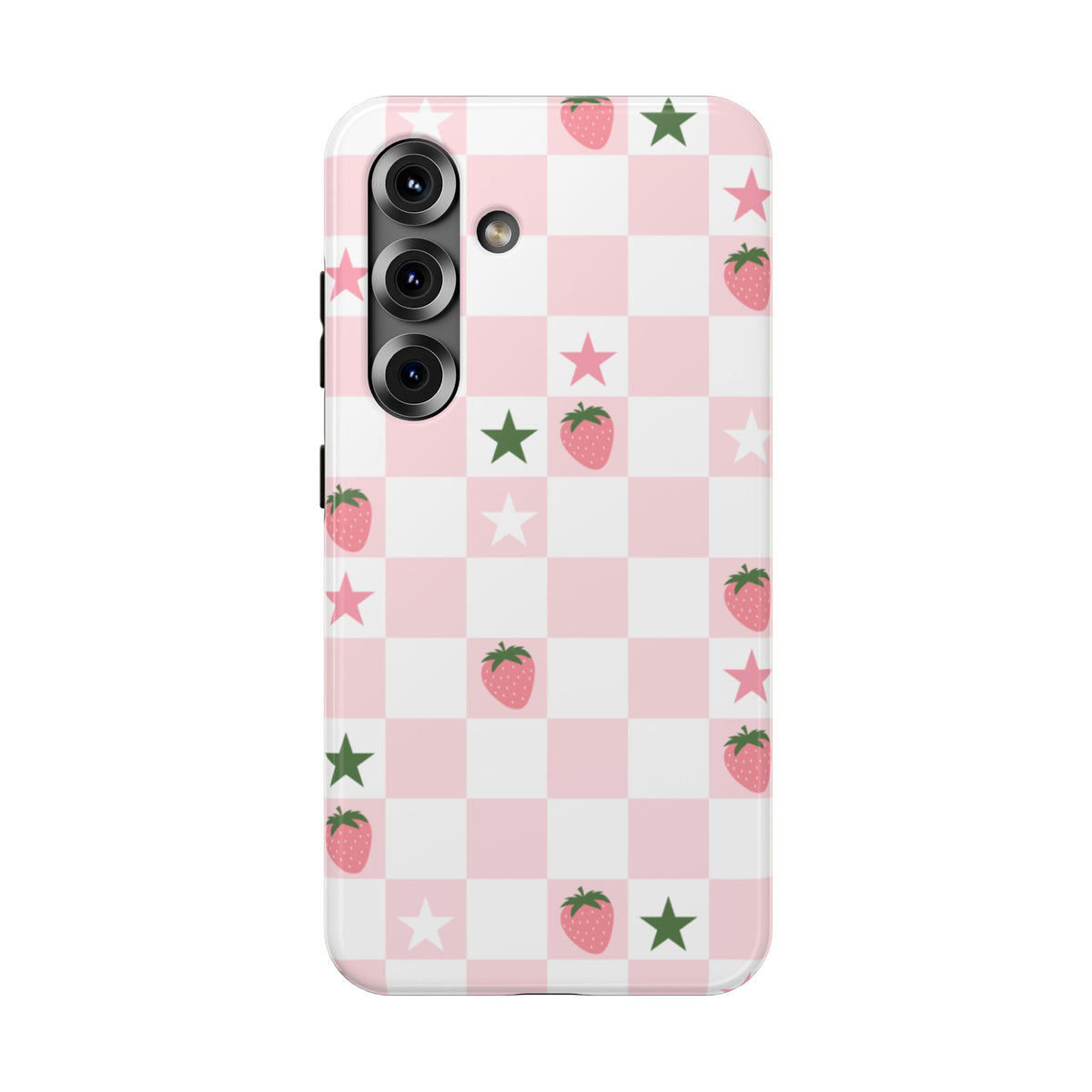 Strawberry Check Samsung Case