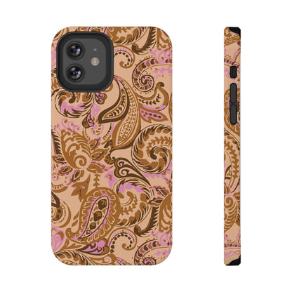 Honey Rose Paisley iPhone Case