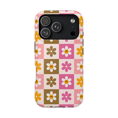 Smiley Flowers iPhone Case