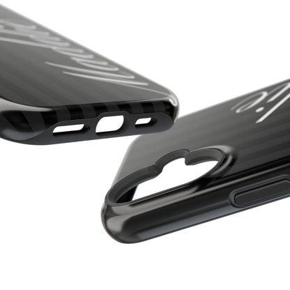 Custom Black Stripes iPhone Case