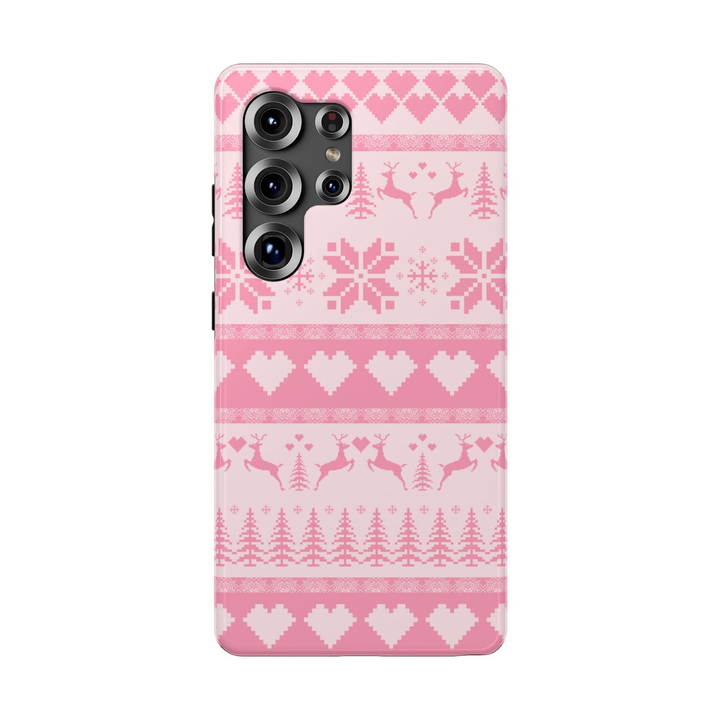 Pink Christmas Sweater Samsung Case
