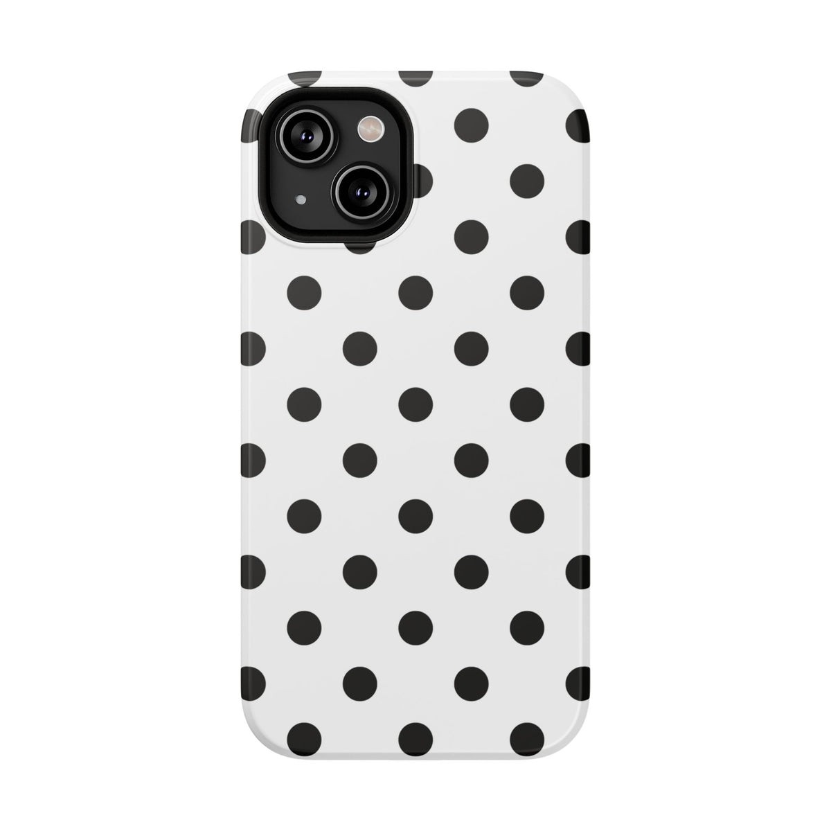 Black Polka Dots iPhone Case
