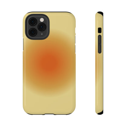 Orange Aura iPhone Case