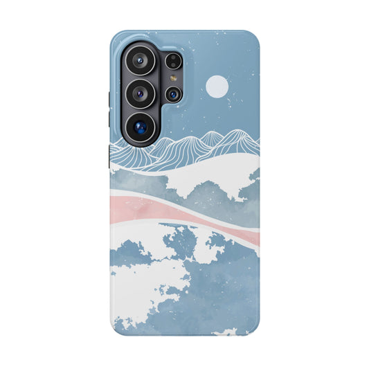 Blue Winter Night Samsung Case