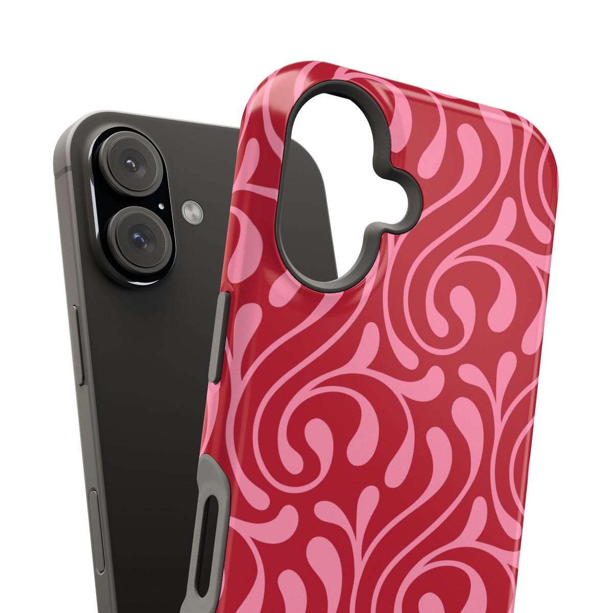 Cherry Paisley iPhone Case