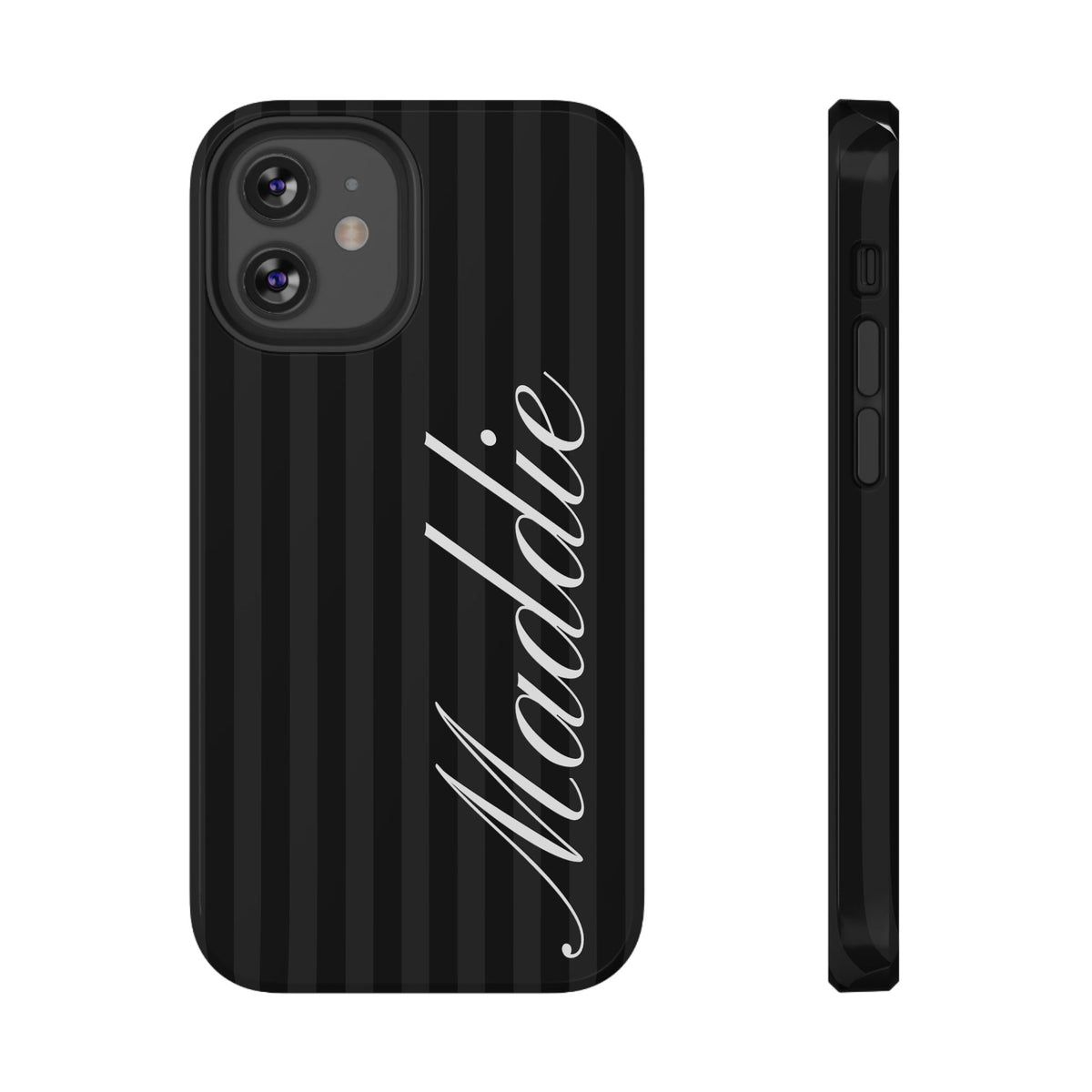 Custom Black Stripes iPhone Case